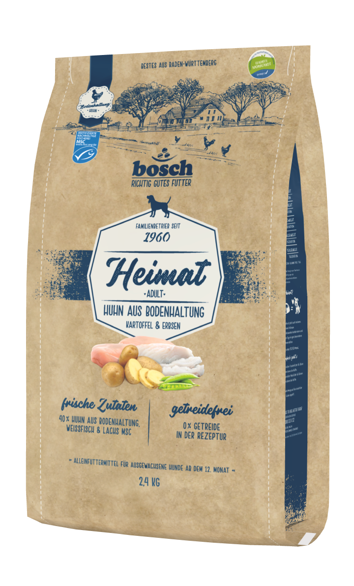 bosch Hunde-Trockenfutter Heimat Adult Huhn Bodenhaltung